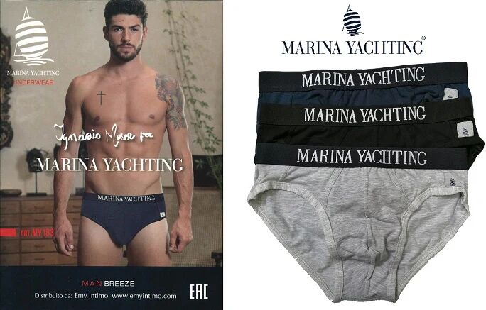 MARINA YACHTING 6 Slip Uomo Art My183 Colore Foto Misura A Scelta FOTO XL