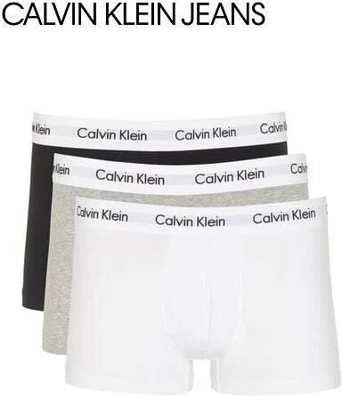 Calvin 3 Boxer Uomo Art U2664g 998 Colore Foto Misura A Scelta ASSORTITO S