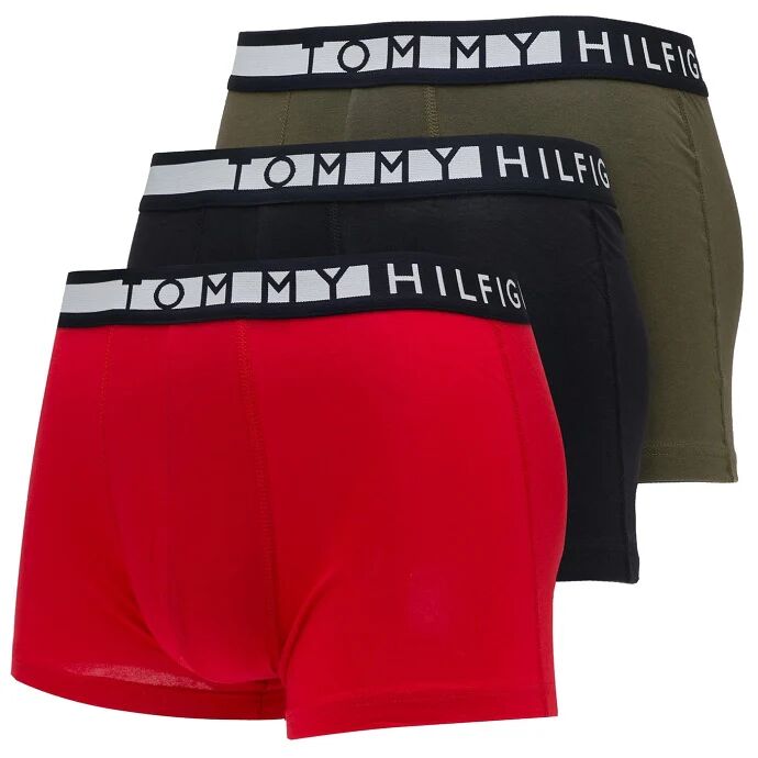 TOMMY HILFIGER 3-Pack Boxer Uomo Art Um0um01234 0tz Colore Foto Misura A Scelta FOTO XL