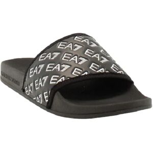 EA7 Ciabatte Uomo Art Xcp010 Xk340 BLACK+WHITE