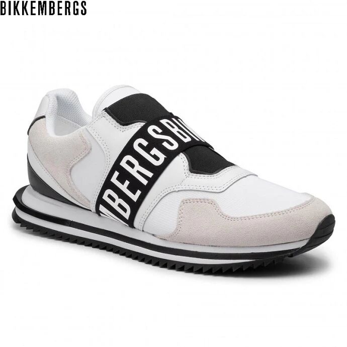 BIKKEMBERGS Scarpe Uomo Art B4bkm0053 White Black Colore Foto Misura A Scelta WHITE BLACK 45