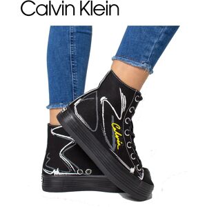 Calvin Scarpe Donna Art B4r0888 Black Colore Foto Misura A Scelta NERO 37