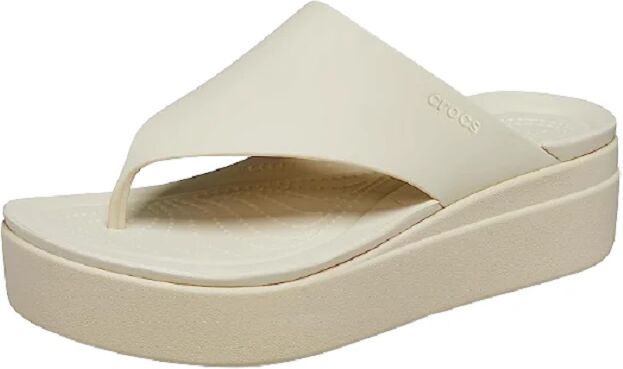 Crocs Infradito Da Donna Brooklyn Platform Art. Cr 208727 P-E 23 Colore E Misura A Scelta BONE