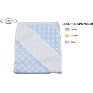 NANCY BABY Accappatoio Neonato Art 450 Colore A Scelta Misura Unica GRIGIO UNICA