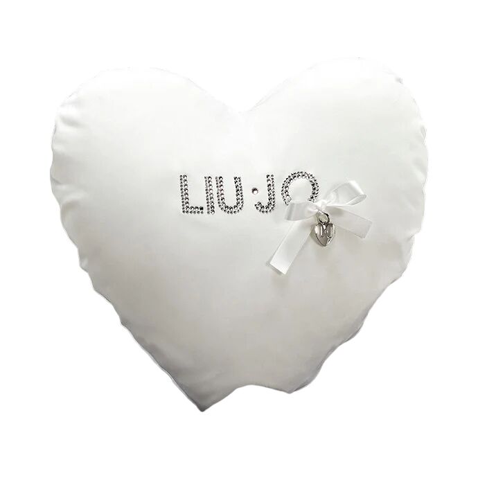 LIU JO Cuscino Cuore Art Ll1463 Colore A Scelta Misura 32x39 Cm BIANCO UNICA