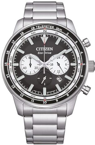 Citizen Cronografo Uomo Aviation Eco Drive Nero