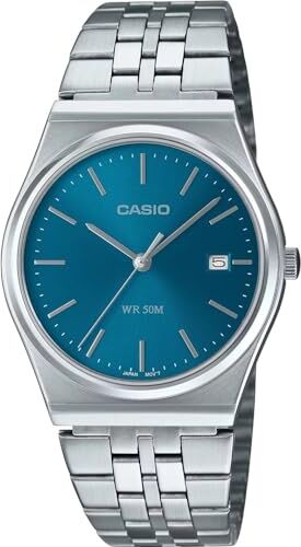 Casio Orologio Analogico al Quarzo Uomo con Cinturino in Acciaio Inossidabile MTP-B145D-2A2VEF