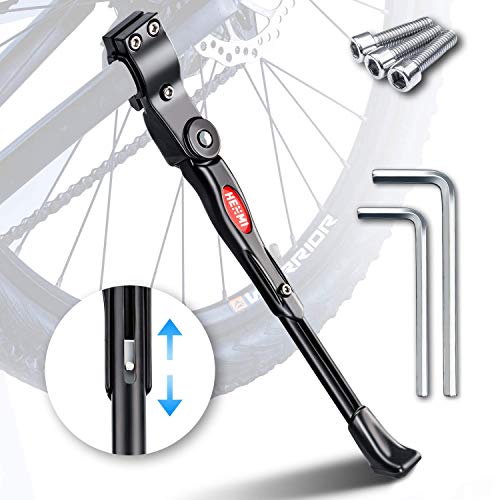 HENMI Cavalletto per Bici, Altezza Regolabile 4 cm Bicicletta Stand, per Mountain Bike, e-Bike, Bici Pieghevole 24"- 28