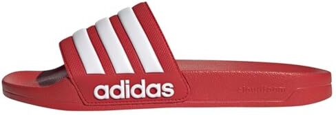 Adidas Adilette Shower Slides, Infradito Unisex-Adulto, Vivid Red Ftwr White Vivid Red, 54 2/3 EU