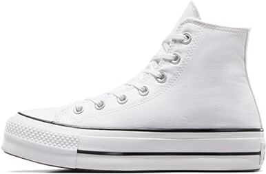 Converse Chuck Taylor Lift High Sneaker Bianca da Donna 560846C