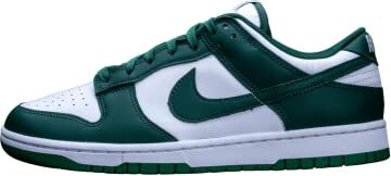 Nike Uomo Dunk Low DD1391 101 Team Green - Dimensione 40, bianco/verde, 39.5 EU