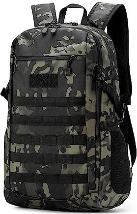 HUNTVP 30L Zaino Uomo Tattico Militare Zainetto Molle per Trekking Campeggio Escursionismo Ciclismo Viaggio Sport,30l-camo