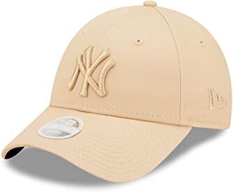 New Era York Yankees - - MLB Baseball - Basecap Kappe cap - Frau Damen - 9Forty verstellbar - Beige - One-Size