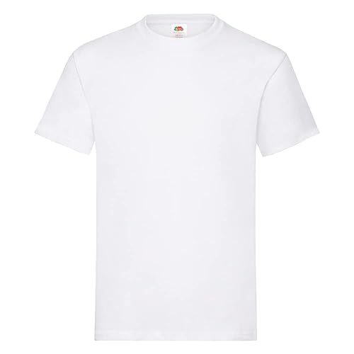 Fruit of the Loom - Heavy Cotton Tee Shirt 3 pack, T-shirt da uomo, colore bianco, taglia Medium
