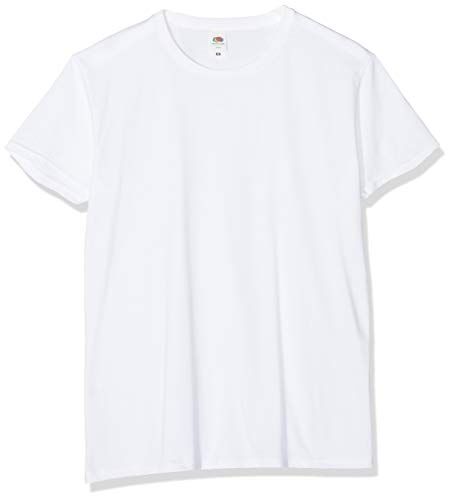 Fruit of the Loom Iconic, Lightweight Ringspun Tee, 3 Pack T-Shirt, Bianco (White 30), XXXX-Large (Manufacturer Size:4XL) (Pacco da 3) Uomo
