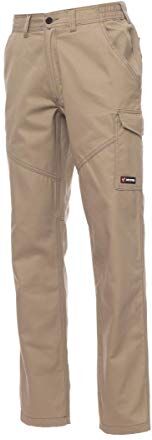 PAYPER deva store Pantaloni da Lavoro multistagione Cotone 100% Comodi e Resistenti (Kaki, 48/50)