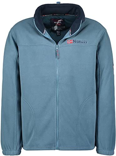 Geographical Norway Giacca in pile da uomo Texas Winter Blu petrolio L