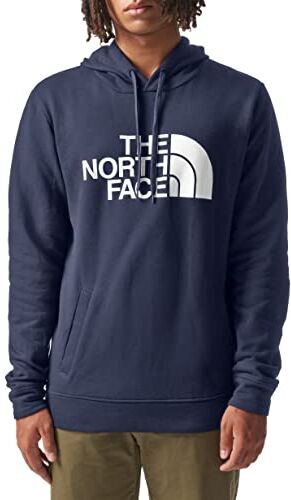 The North Face - Felpa con Cappuccio a Manica Lunga da Uomo Half Dome - Summit Navy - L