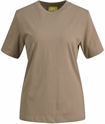 Jack & Jones JJXX Jxanna SS Regular Every Tee Noos T-Shirt, Brindle, M Donna