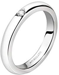 Morellato Anello unisex, collezione Love Rings, in acciaio inossidabile, cristallo SNA46, Única, Metallo, Nessuna pietra preziosa