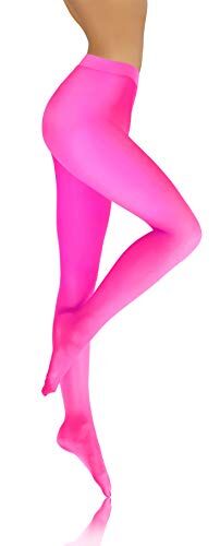 sesto senso Collant Donna Rosa in Microfibra Opaco 40 Den Rosa Fluo 3 M Rosa Neon