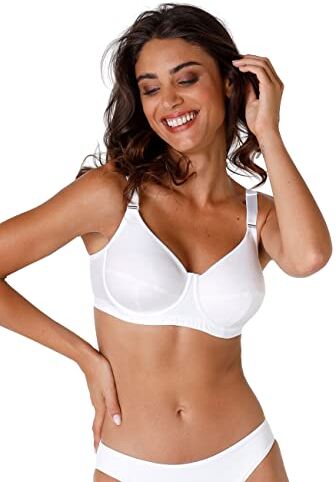 Lovable Reggiseno con Ferretto ad Alto Sostegno Shaping Donna, Bianco, 85E