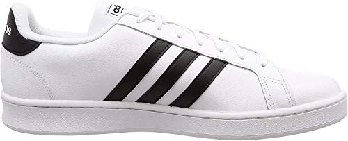 Adidas Grand Court, Scarpe Sportive Uomo, Bianco (Cloud White/Core Black/Cloud White), 46 EU