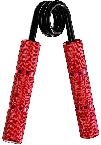 RPM Power Metal Gripper Pinza per Le Mani 8 Diversi Livelli di Tensione (23Kg - 181kg), Potenziamento Muscolare di Mano, Polso, Avambraccio (200lbs Rosso)