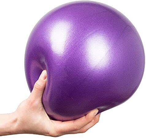 MUV Palla Pilates 25 CM - Palla Fitness Soft Ball per Pilates Utile per Fare Esercizi a Casa Colore (Viola)