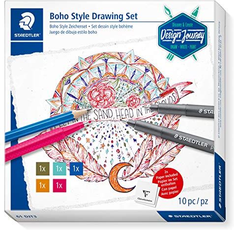 Staedtler 61 DJT3 Design Journey boho set da disegno