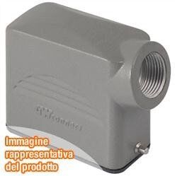 Gewiss GW77477 multipôle Connector Housing (Cappuccio standard 16 a 66 mm di 16 mm in acciaio inox)