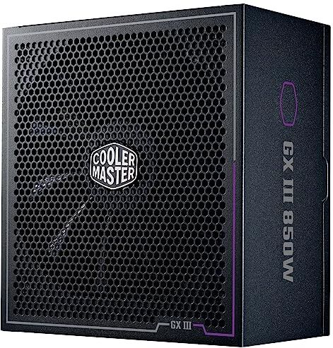 Cooler Master GX III Gold 850 PSU - 850 W, 80 PLUS Gold, Cybenetics Platinum, supporto ATX 3.0, soglia alta temperatura, ventola HDB 135mm, modalità Zero RPM, modulare - 10 anni di garanzia