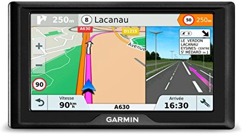 Garmin Drive 61 EU LMT S Navigatore 6", Mappa Europa Completa, Aggiornamento a Vita e Servizi Live via Bluetooth, Traffico Smartphone Link, Nero (Ricondizionato)