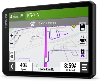 Garmin dezlCam LGV710 MT-D, Navigatore GPS per camion, Dash Cam integrata, Registra video a ciclo continuo, Salvataggio automatico, Infotraffico DAB