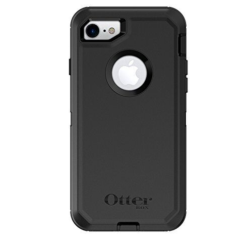 OtterBox Defender Custodia Anti-Caduta Proteziona resistente per Apple iPhone SE 2020/8/7, Nero, Versione senza retail package