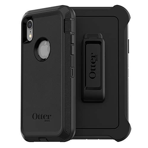 OtterBox Defender Custodia Anti-Caduta Proteziona resistente per Apple iPhone XR, Nero, Versione senza retail package
