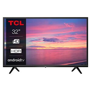 TCL 32S5209, Smart TV 32” HD Con Android TV, HDR & Micro Dimming, Nero