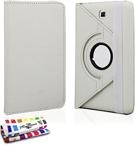 Original Muzzano: "Le Rotatif-Custodia Flip a portafoglio per Samsung Galaxy Tab 4 7,0, con WiFi Original Muzzano, di alta qualità, esclusiva, elegante e duraturo, Design elegante, con strass, 1 pennino e 1 panno per la pulitura disponibile