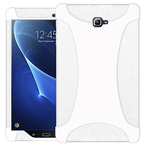 Amzer 98906 Cover in Silicone per Samsung Galaxy Tab A 10.1 2016, colore: bianco