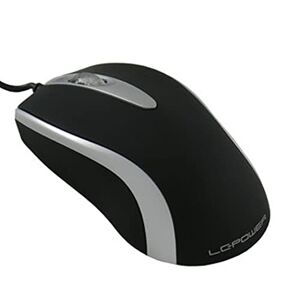 LC-Power M709BS Mouse con Filo, USB, 1000 dpi, Nero
