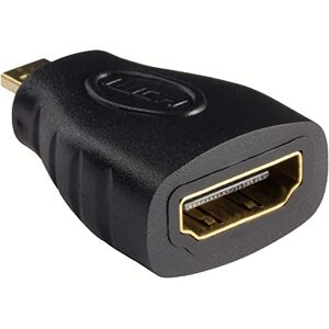 mumbi - Micro HDMI per adattatore HDMI, qualità certificata, spinotto HDMI 19 pollici per attacco HDMI, adattatore con eternet, canale di ritorno audio