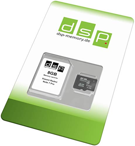 DSP Memory Scheda di memoria da 8 GB (classe 10) per Xiaomi Redmi Note 7 Pro