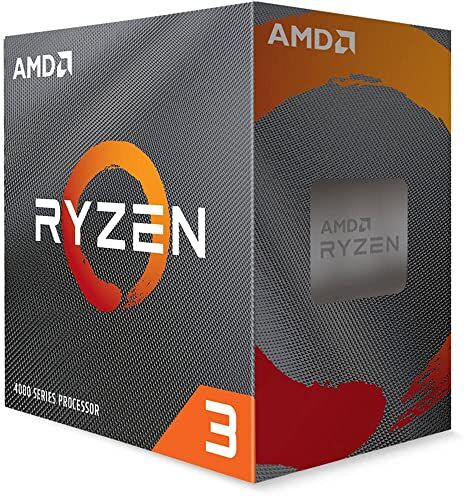 AMD Processore desktop Ryzen 3 4100 (4 core/8 thread, 6 MB di cache, fino a 4,0 GHz max. Incremento)