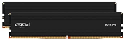 Crucial Pro RAM DDR5 48GB Kit (2x24GB) 5600MHz, Intel XMP 3.0, Memoria PC RAM - CP2K24G56C46U5