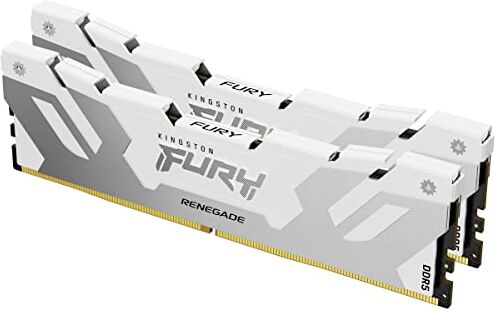 Kingston Fury Renegade DDR5 Argento/Nero XMP 32GB 6000MT/s CL32 DIMM Memoria Gaming per Computer (Kit da 2) - KF560C32RSK2-32