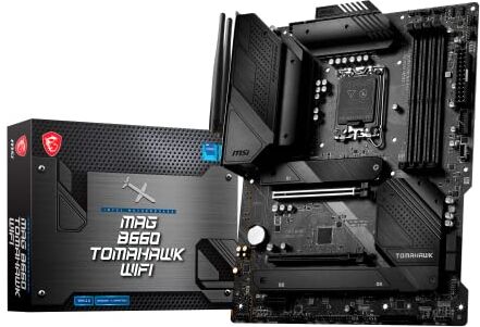 MSI MAG B660 TOMAHAWK WIFI, Scheda madre ATX - Supporta i processori Intel 12th Gen Core, LGA 1700 - DDR5 Memory Boost 4800+MHz/OC, slot PCIe 4.0 & 3.0 x16, 3 x M.2 Gen4, Wi-Fi 6