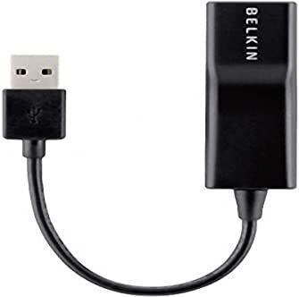 Belkin F4U047BT cavo di interfaccia e adattatore USB 2.0 RJ-45 Nero