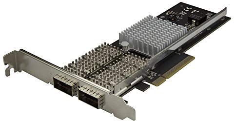 StarTech.com Scheda di Rete NIC QSFP+ a Doppia Porta PCIe, PCI Express, Chip Intel XL710, 40G