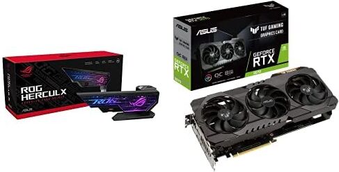 Asus TUF Gaming NVIDIA GeForice RTX 3070 V2 OC Edition + ROG Herculx