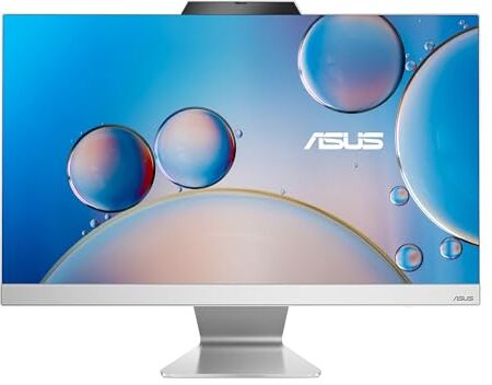 Asus AIO A3402WBAK-WA571W, Monitor con display 23,8", 60Hz, Processore Intel Core 12 gen i5-1235U, RAM 8GB, 512GB SSD PCIE, Windows 11 Home, Bianco